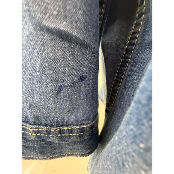 Jacket Tudor court size 4x women's blue denim 2 big pockets with buttons - Picture 14 of 16